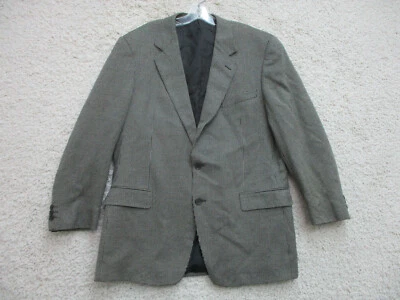 Ermenegildo Zegna Blazer L Mens Gray Sport Coat Silk Wool Blend Soft Pocket Mens - Image 1 of 4