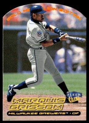 Marquis Grissom 2000 Ultra Gold Medallion #136G - Image 1 of 2