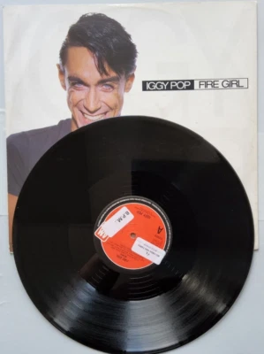 Iggy Pop – Fire Girl 12" vinyl record + picture sleeve 1987 - Image 1 of 4