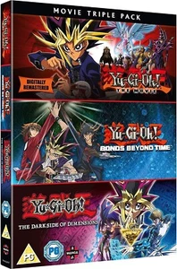YU-GI-OH! TRIPLE PACK 3 Discs Bonds Beyond Time Darkside Of Dimensions New DVD - Picture 1 of 1