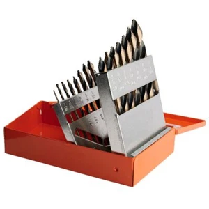 KnKut 21KK10 21 Piece Mechanics Length Step Point Drill Bit Set 1/16"-3/8" - Picture 1 of 1
