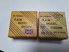  PAW vintage diesel model aircraft engine used empty boxes X2