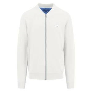 Fynch Hatton Herren Strickjacke Cardigan College weiß 1513216 824 new offwhite - Picture 1 of 2