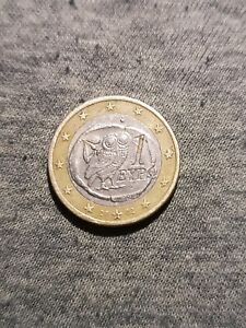 pièce de 1 euro rare 2002 ( Hibou )