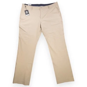 FootJoy FJ Tour Slim Fit Performance Khaki Polyester Spandex Größe 42x32 - Bild 1 von 9