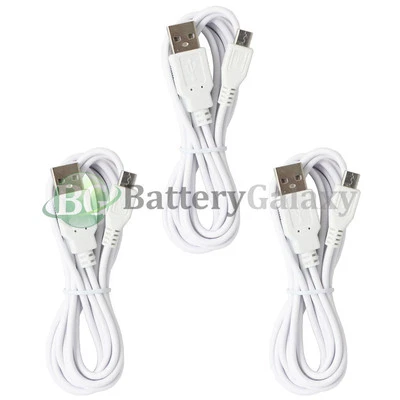 3 Micro USB 6FT Charger Cable Cord for Phone LG G2 G3 G4 Phoenix K3 K4 K7 K8 K10 - Image 1 of 4