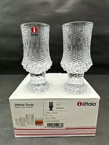 2 neue mit Box Vintage iittala TapioWirkkala Ultima Thule Cordial Schnappgläser 2oz - Bild 1 von 6