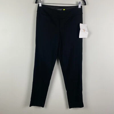 Leggings de tiro bajo Lysse talla pequeña negro sarga de rayón muestra Foto 1 de 4