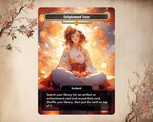 Enlightened Tutor - High Quality Custom Card [ Alternative Custom Art ] - Picture 1 of 1