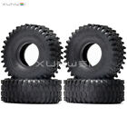 2.2" Rubber 128Mm Tyre Tire Fit 1:10 Rc Axial Yeti Traxxas Trx-4 Km2 Rr10 Rc4wd