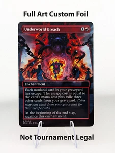 Underworld Breach Deadpool Foil Custom sticker MTG Commander Marvel - Picture 1 of 1