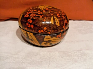 Boite - forme ronde - artisanale / - Tres Bon Etat - Picture 1 of 5