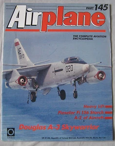 Airplane Issue 145 Douglas A-3 Skywarrior poster, Fieseler Fi 156 Storch cutaway - Picture 1 of 6