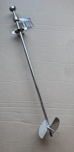 Bioreactor Agitator Stirring Rod, Marine Style Mixer Propeller + Rushton Turbine - Picture 1 of 10