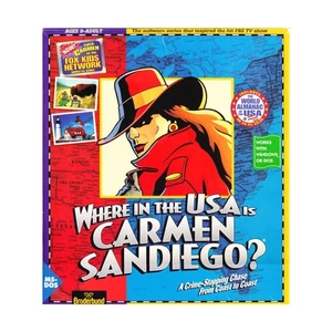 Broderbund Computer Gam  Where in the U.S.A. is Carmen Sandiego? (1994 Fair/NM - Picture 1 of 1