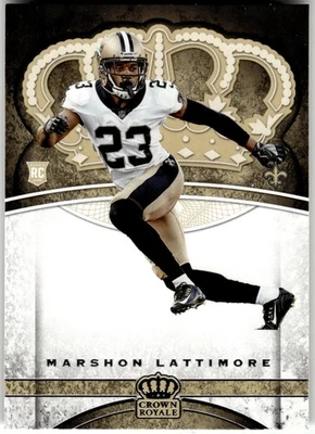 2017 Panini Crown Royale #98 Marshon Lattimore - Image 1 of 2