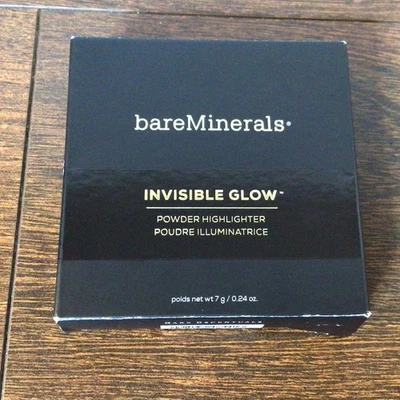 bareMinerals Invisible Glow Powder Highlighter Tan .24 oz 7 g NEW NIB HTF RARE - Image 1 of 4