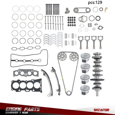 Engine Rebuild Overhaul Kit Crankshaft Rods Timing For Toyota Highlander 01-07 - Image 1 of 4