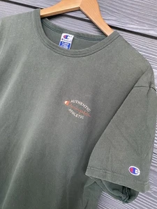 Vintage 90s Champion Shirt Herren XL Forrest grün bestickt Schriftzug Logo Tee - Bild 1 von 9