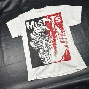 Vintage 80s Misfits Skull Pushead Shirt Rare Medium - Fan Screen print - Picture 1 of 11