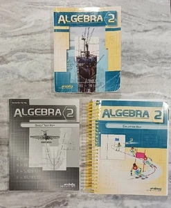 Abeka Home School Books. 10th Grade Recommended, Algebra 2. 3book Set. - Bild 1 von 1