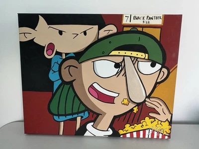 Эй, Арнольд, картина, эй, персонаж Арнольда, Сид, дети по соседству, холст, живопись, искусство - Изображение 1 из 4