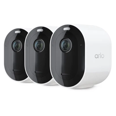 Arlo VMC4350P-100NAR Pro 4 Spotlight Camera 3 Pack Certified Refurbished - Image 1 of 4