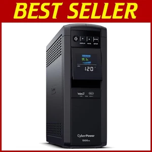 CP1500PFCLCD Mini Tower UPS, 1500VA/1000W, Surge Protector - Picture 1 of 12