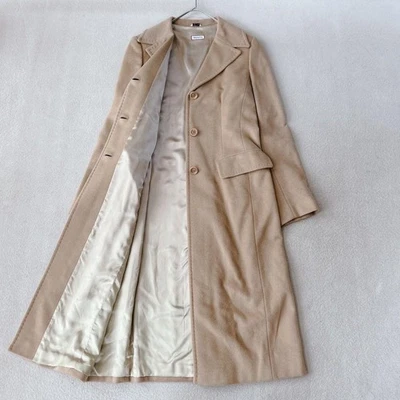 Max Mara Angora Blend Long Coat Camel XL Actress Collar Big Size - Image 1 of 4