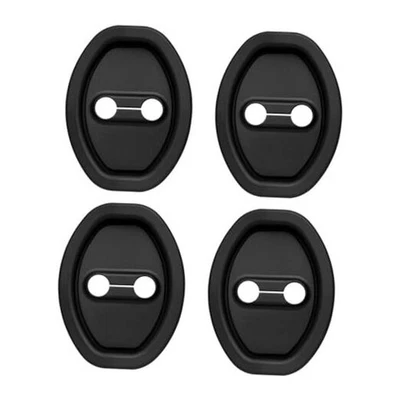 Cubierta protectora de pestillo de puerta de coche mejorada, cubierta de cerradura de puerta de coche de silicona para coche 4 piezas Foto 1 de 4