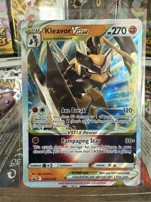 Kleavor VSTAR SWSH249 Sword & Shield Black Star Promo Pokemon Card NM - Image 1 of 2