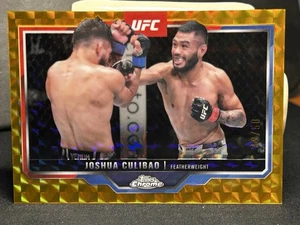 JOSHUA CULIBAO 2025 Topps Chrome UFC #/50 GOLD Geometric Refractor #73 - Picture 1 of 4
