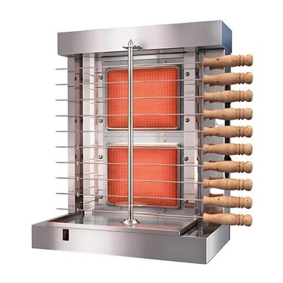 Máquina Shawarma Vertical - Parrilla Asadora de 2 Quemadores, Doner Kebab y Tacos... Foto 1 de 4