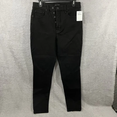 Good American Good Legs GLADJ014BT Black001 女式 10/30 码紧身弹力牛仔裤 — 第 1/4 张图片