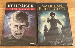Hellraiser 6-Movie Collection Brand & American Poltergeist New Factory Sealed - Picture 1 of 2