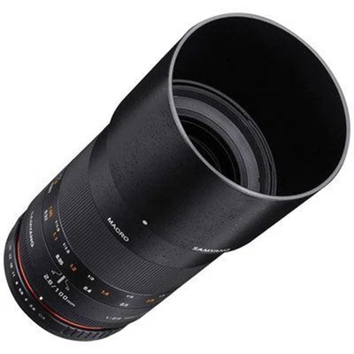 Samyang MF 100mm f 2.8 ED UMC Macro Lens for Fujifilm X Mount Mirrorless Camera - Image 1 of 4