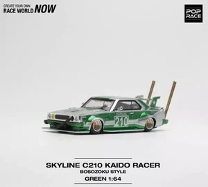Pop Race 1:64 Skyline C210 Kaido Racer - Bosozuko Stlye - Picture 1 of 5