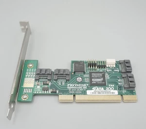 Promise SATA 300 TX4 Card - Tested to POST on Bootup-97ix - Afbeelding 1 van 1