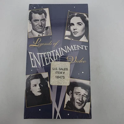 Legends Of Entertainment - VHS - Sealed - Famous Classic Actors  *Buy2Get1Free* Foto 1 de 4