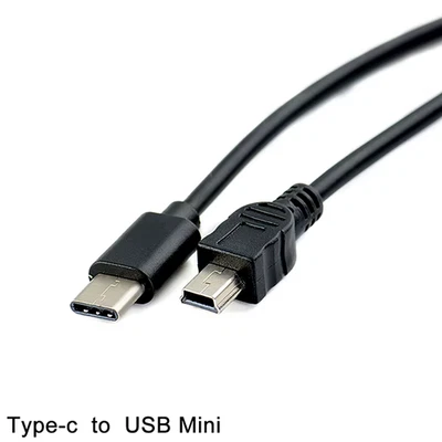 USB TYPE C to Mini OTG CABLE FOR canon SX20 IS SX30 IS SX1 IS SX100 IS SX110 IS - Image 1 of 3