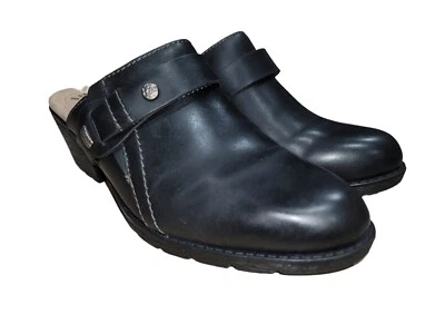 Earth Origins Ariel Womens Black Clog Walking Comfort Shoes Size 7 M - Image 1 of 4