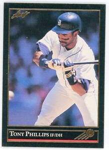 1992 Leaf Gold Tony Phillips Card #40