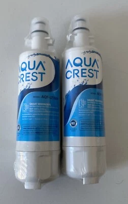 2 Pack of Aqua Crest Premium Refrigerator Filter Replacement AQF-LT700P-P Sealed - Image 1 of 4