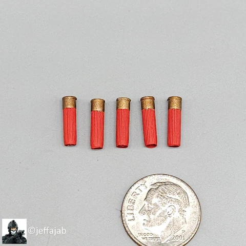 1:6 Flagset Female Red Alert Soviet Tank Lt Galina Shotgun Ammo Shells (x5) Cover