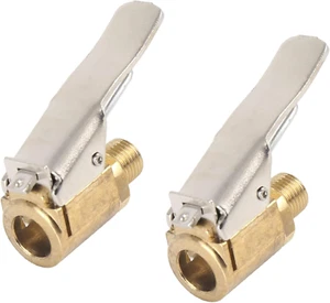 X AUTOHAUX 2Pcs Tire Chuck with Clip Adapter Air Chuck Tire Inflator Compressor  - Picture 1 of 12