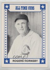 1980 TCMA All Time Chicago Cubs Rogers Hornsby #1980-011 HOF
