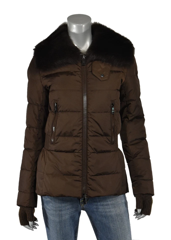 Ralph Lauren Purple Label Kelly Down Shearling Fur Cashmere Jacket M New $2290 - Image 1 of 2