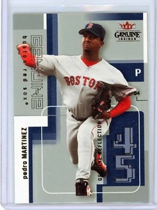 2004 Fleer Genuine Insider Pedro Martinez #4 Genuine Reflection #/99 Red Sox - Picture 1 of 2