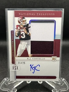 K.J. Costello Mississippi State Autograph and Numbered 21/25 Patch Football Card - Picture 1 of 2
