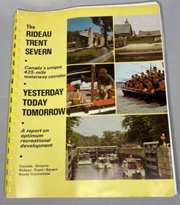 Rideau Trent Severn 1973 vía fluvial desarrollo recreativo guía de viaje mapas - Imagen 1 de 8